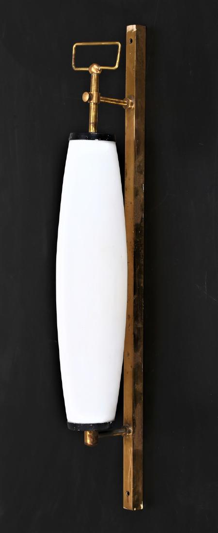 ARREDOLUCE  Wall lamp in brass, lacquered metal and (1 of 4)