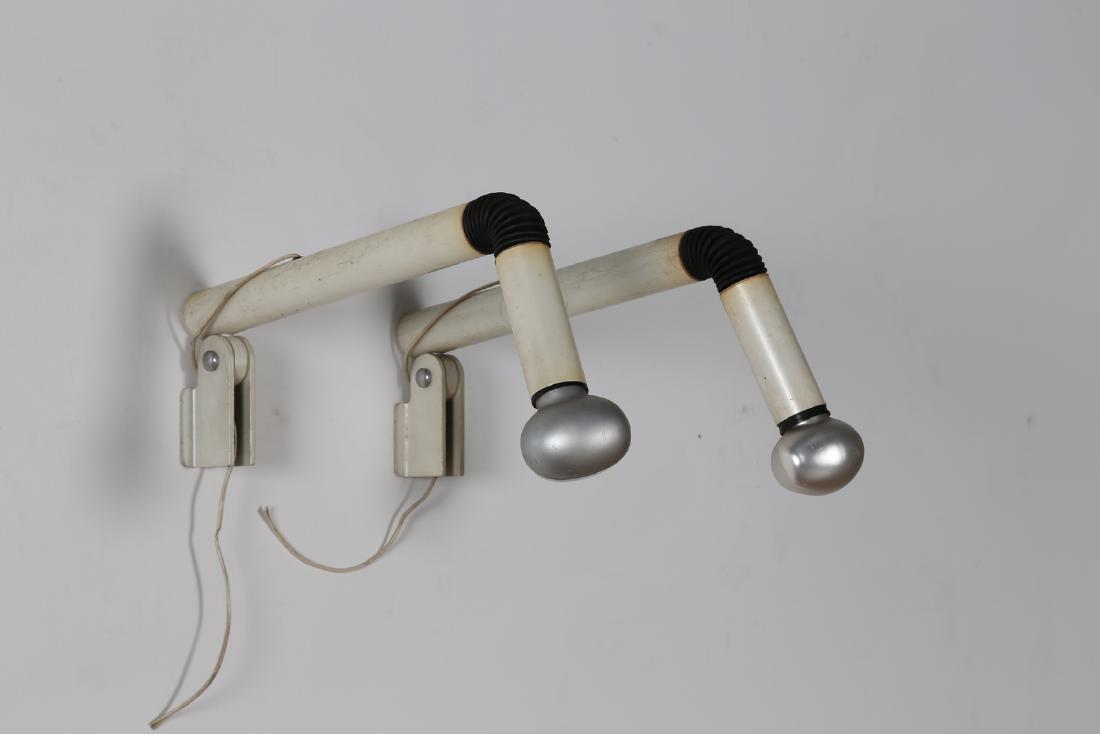 STILNOVO  Pair of lacquered metal wall lamps by (1 of 5)