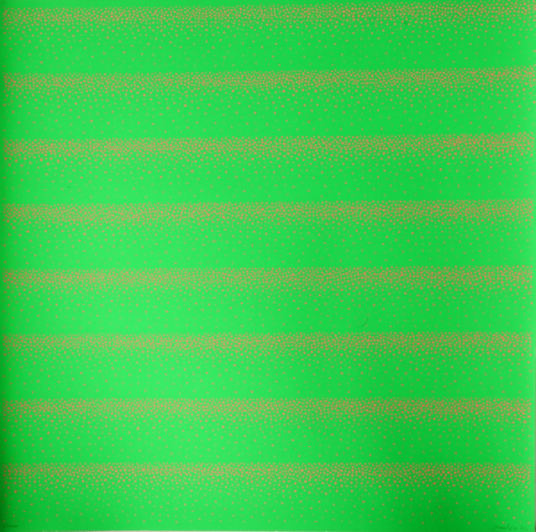 KUNO GONSCHIOR Untitled.: Untitled. Silkscreen. Cm 57,00 x 57,00. 65/100. Edition, signature and year lower in pencil.