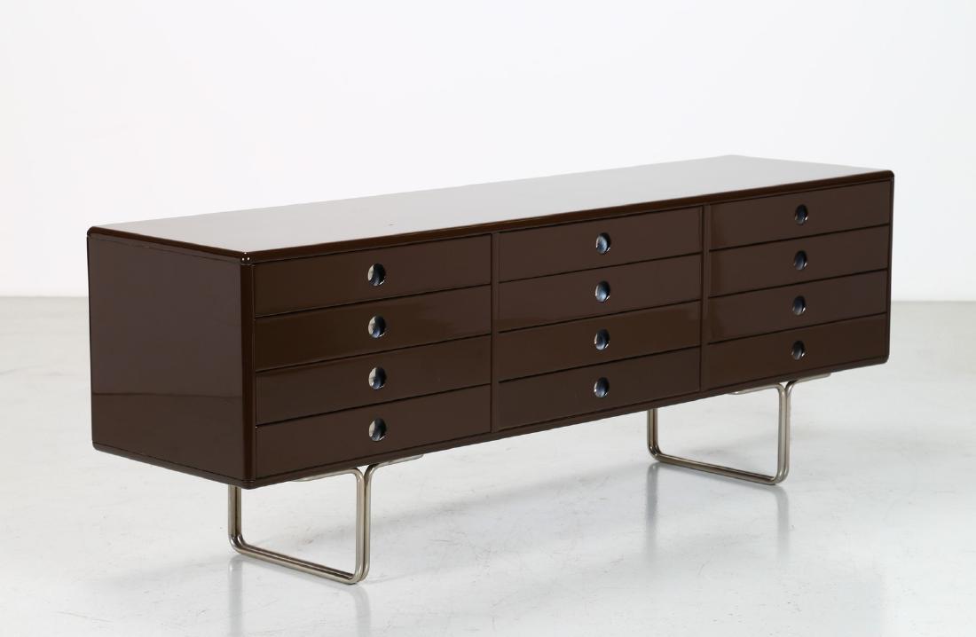 EUGENIO GERLI Cassettiera a dodici cassetti, in legno (1 of 5)