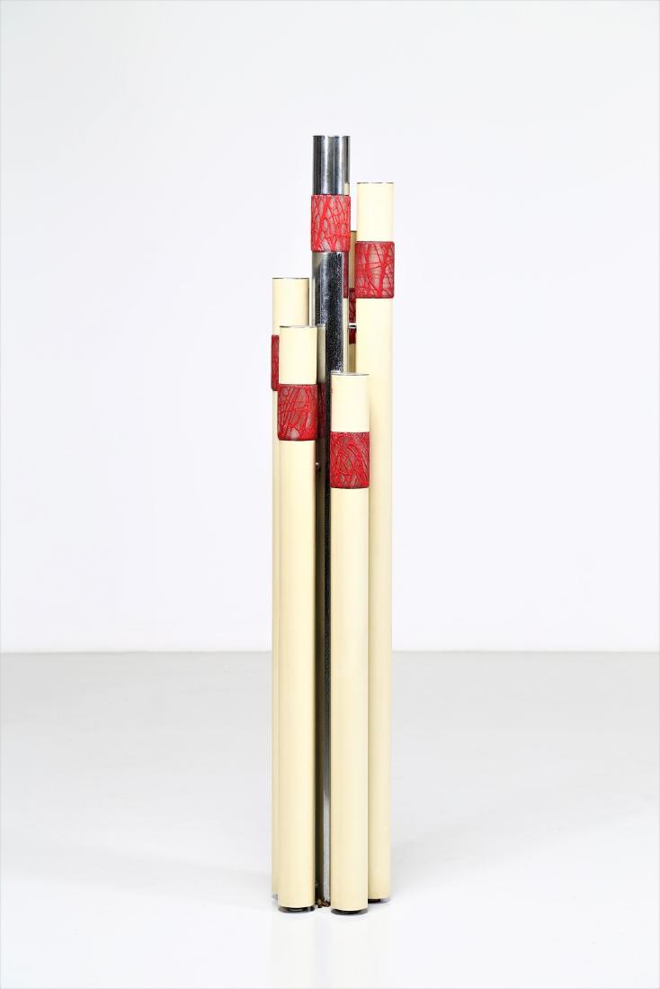 ANGELO BROTTO Floor lamp.: Floor lamp. . Cm 26,00 x 165,00 x 26,00. For Esperia, 70s.