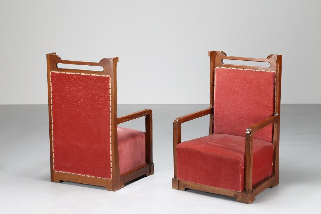 ANGELO  SELLO Pair of armchairs. (1 of 1)
