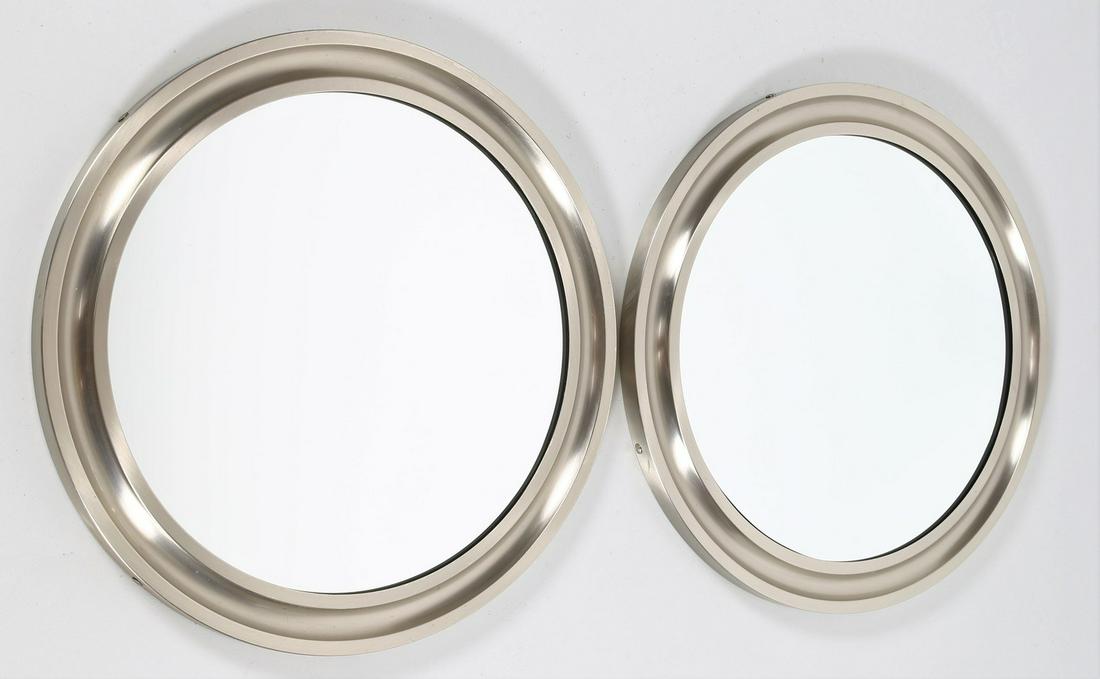 SERGIO MAZZA Pair of mirrors. (1 of 4)
