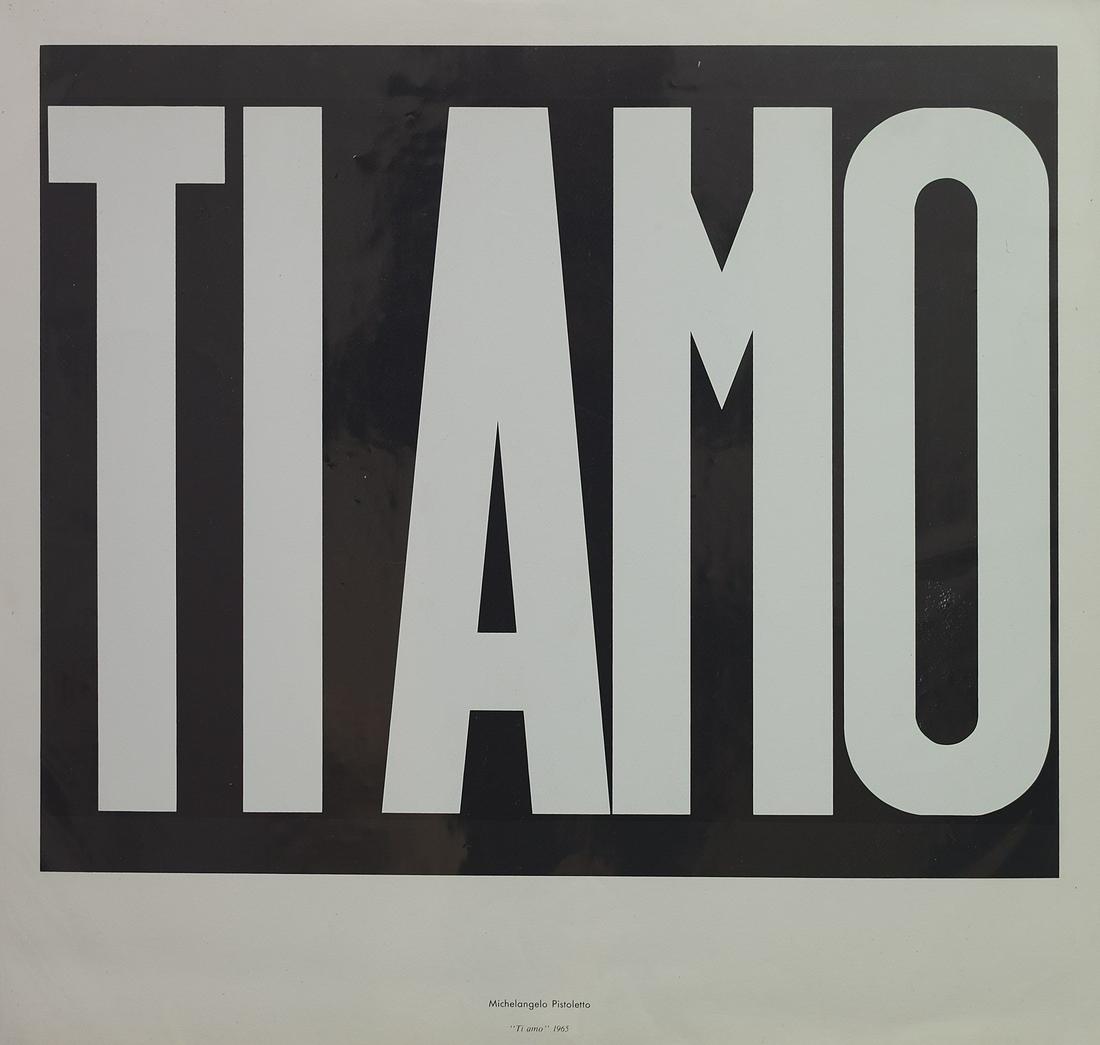 MICHELANGELO PISTOLETTO I love you. (1 of 1)