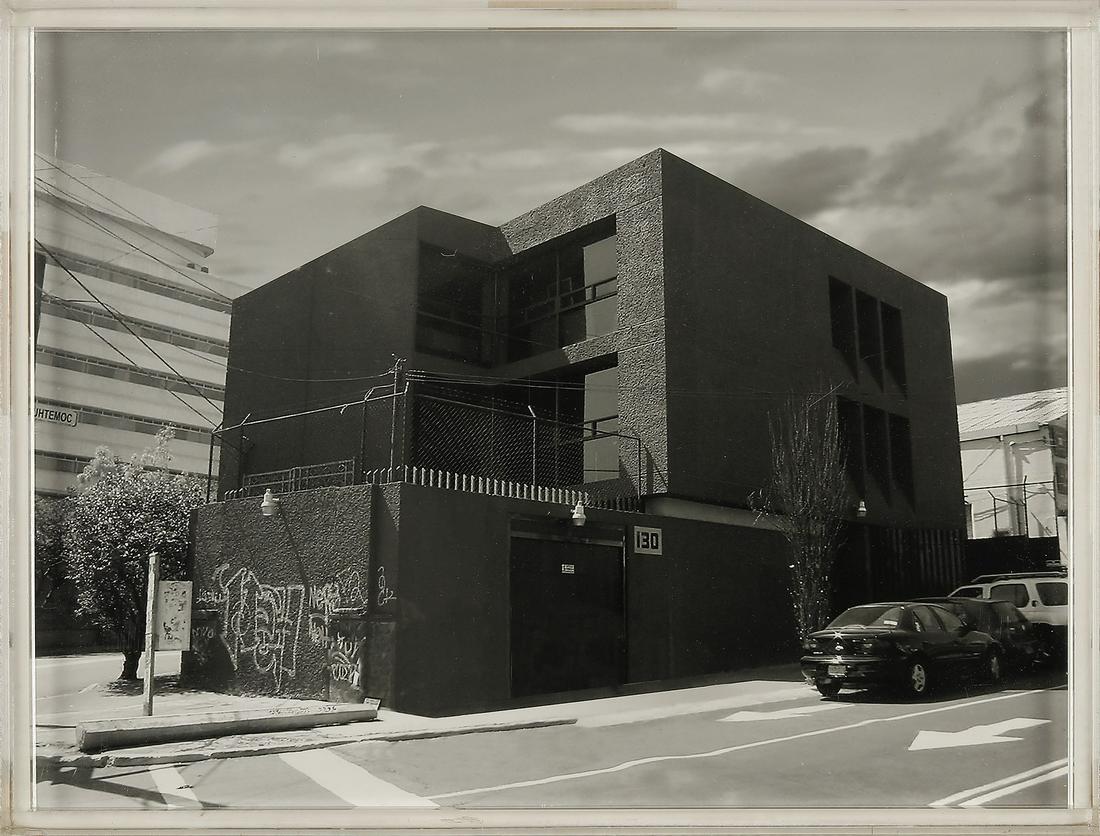 RAYMUNDO SESMA .: . Mixed media on photograph. Cm 28,30 x 21,50. Frame present