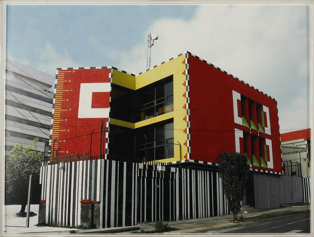 RAYMUNDO SESMA .: . 2006. Mixed media on photograph. Cm 55,00 x 42,00. Frame present