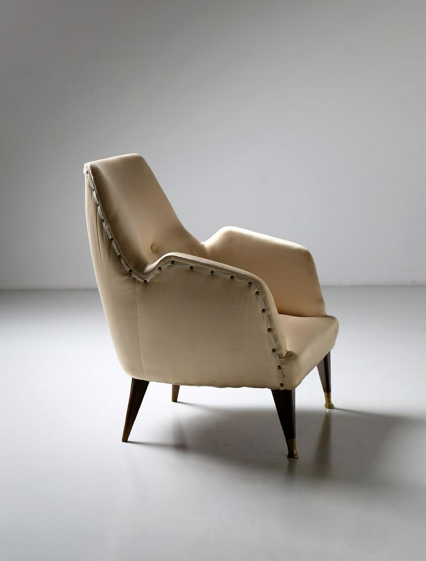 CARLO DE CARLI (attributed) Armchair, 50s. (1 of 3)