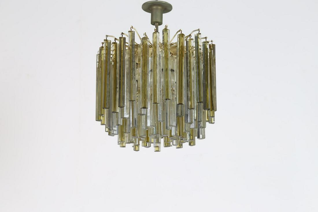 VENINI  Ceiling light, Trilobi model, 70s. (1 of 5)