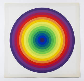 JULIO LE PARC Untitled.: Untitled. Silkscreen. Cm 72,00 x 72,00. 9/150. Edition and signature lower in pencil.