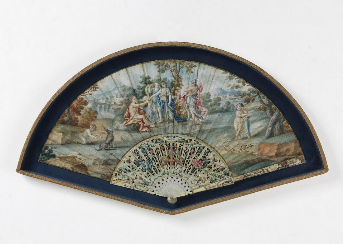 MANIFATTURA DEL XIX SECOLO  Folding fan in (1 of 2)