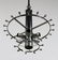 MANIFATTURA ITALIANA Ceiling light, 60s. - 4