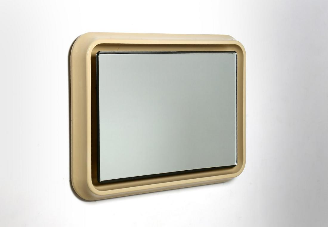 MANIFATTURA ITALIANA   Backlit mirror, 60s. . (1 of 2)