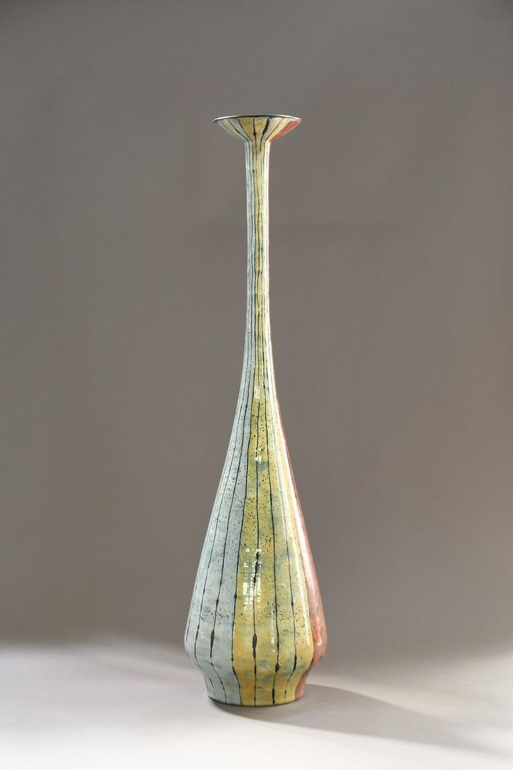 SAN POLO VENEZIA Large vase, 50s.: Large vase, 50s. Glazed ceramics.. Cm 25,00 x 102,00 x 25,00. Edition 0/3.
