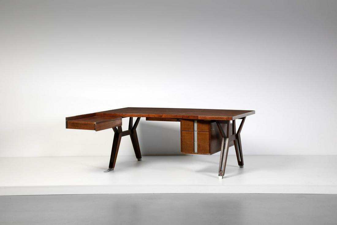 ICO PARISI Tolomeo writing desk, MIM production, 1960s. (1 of 4)