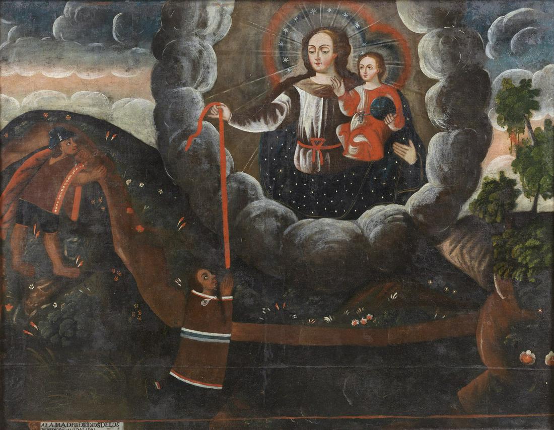 ARTISTA SUDAMERICANO DEL XVII SECOLO Madre de Dios de (1 of 4)