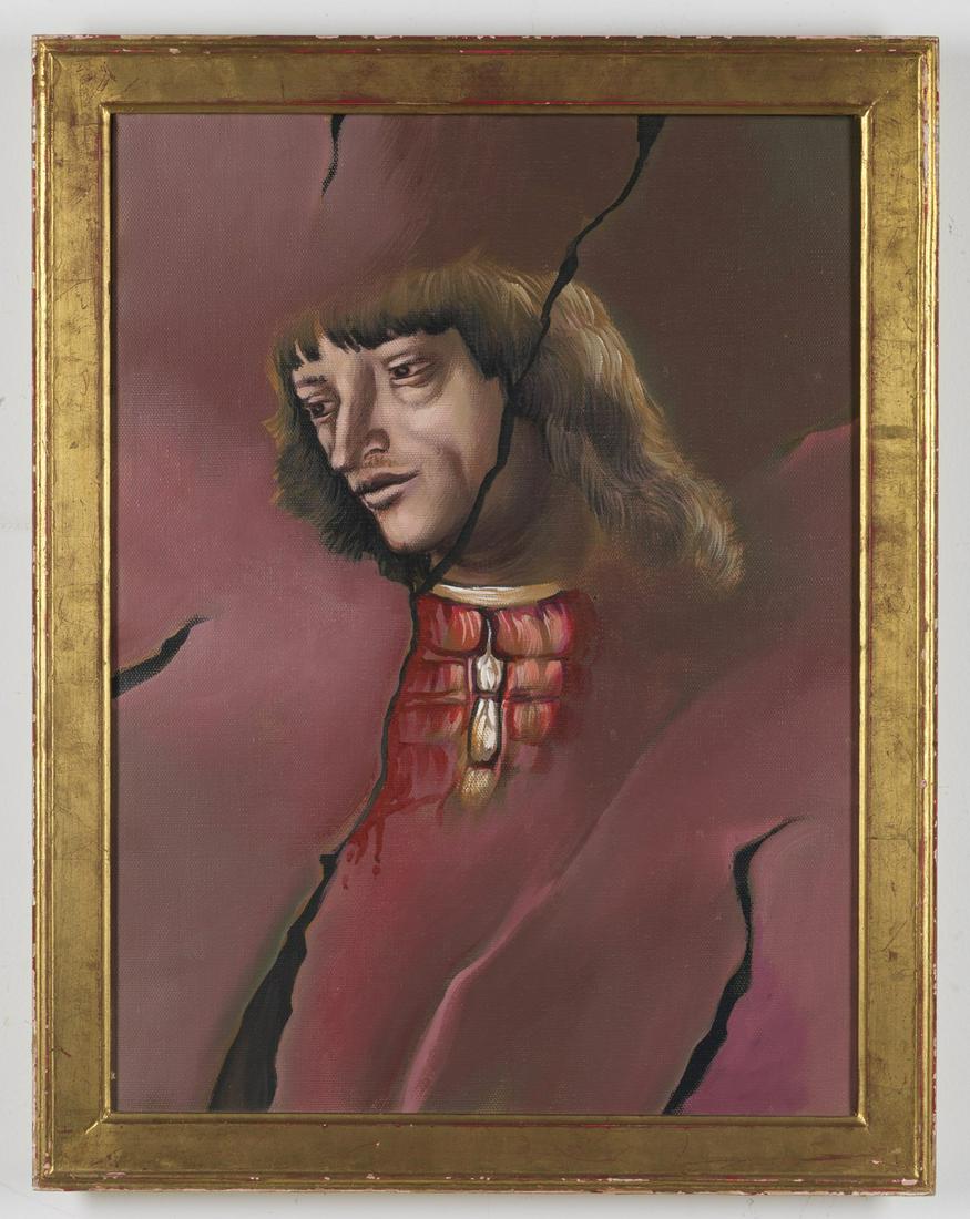 CARLA TOLOMEO Untitled.: Untitled. 1979. Acrylic on canvas. Cm 61,00 x 46,00. At the back signature and year.