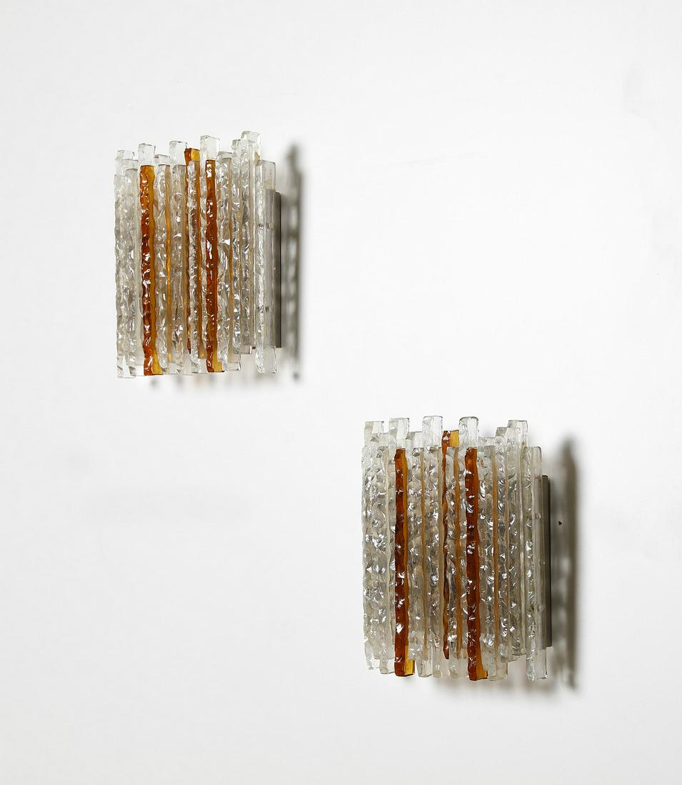 POLIARTE, VERONA  Pair of 1970s wall lights. . (1 of 3)