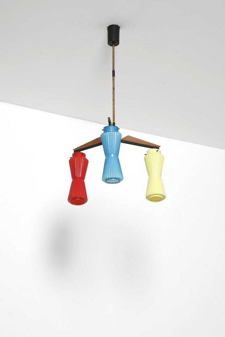 MANIFATTURA ITALIANA   1950s ceiling light. (1 of 1)
