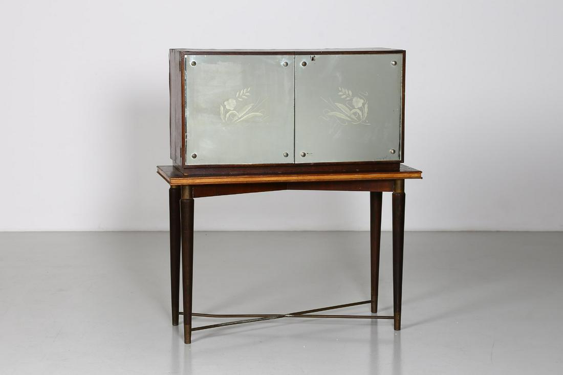 MANIFATTURA ITALIANA   Bar cabinet, 1950s. (1 of 1)