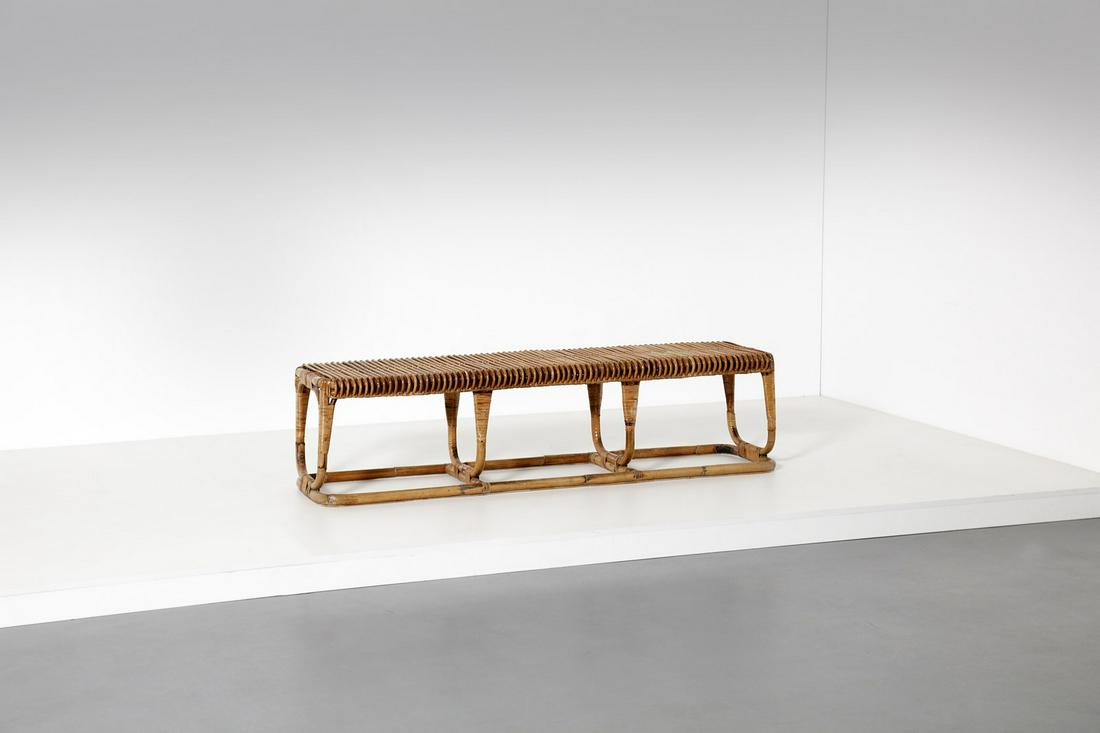 BONACINA 1889 In the style of. 1960s bench. (1 of 3)