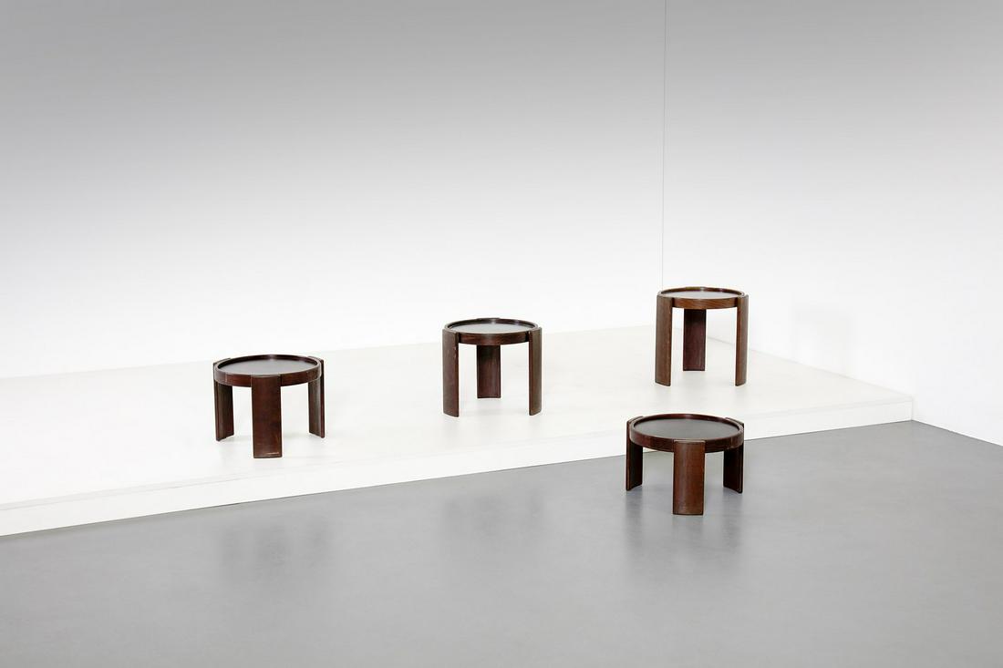 GIANFRANCO FRATTINI 780/783 four coffee tables, Cassina (1 of 3)