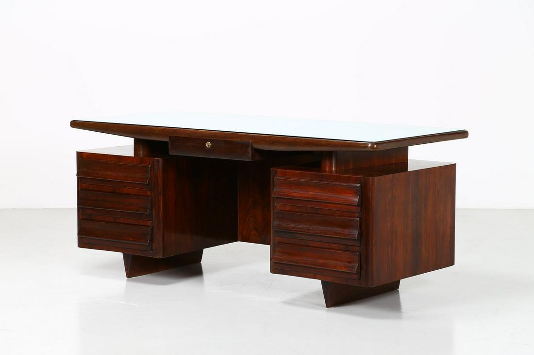 GIO PONTI attributed. 1950s desk. (1 of 5)