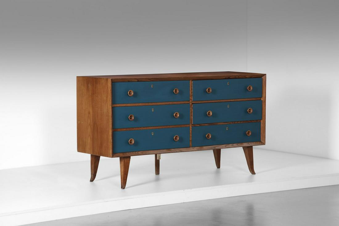 GIO PONTI & EMLIO LANCIA  attributed. Chest of drawers. (1 of 4)