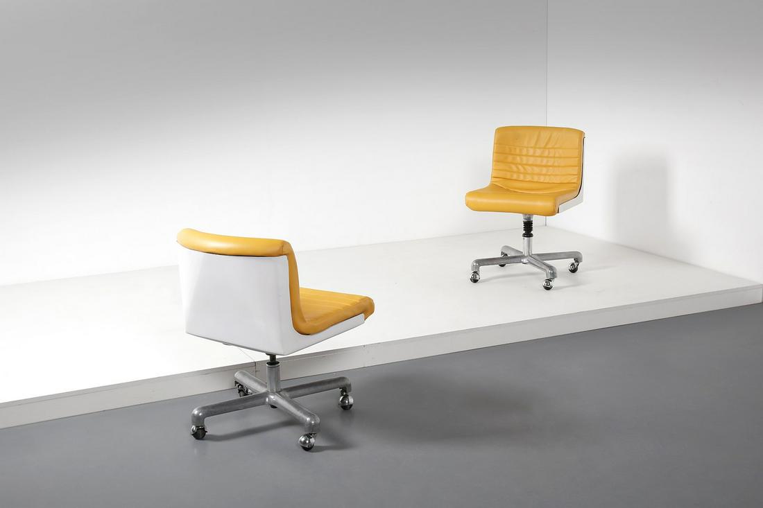 ETTORE SOTTSASS Pair of Poltronova chairs, 1970s (SMAU (1 of 3)