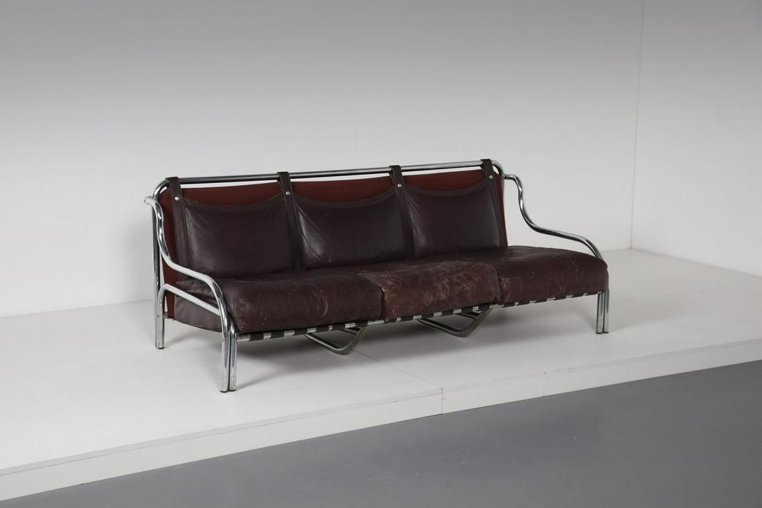 GAE AULENTI Stringa sofa, Poltronova production, 1965. (1 of 4)