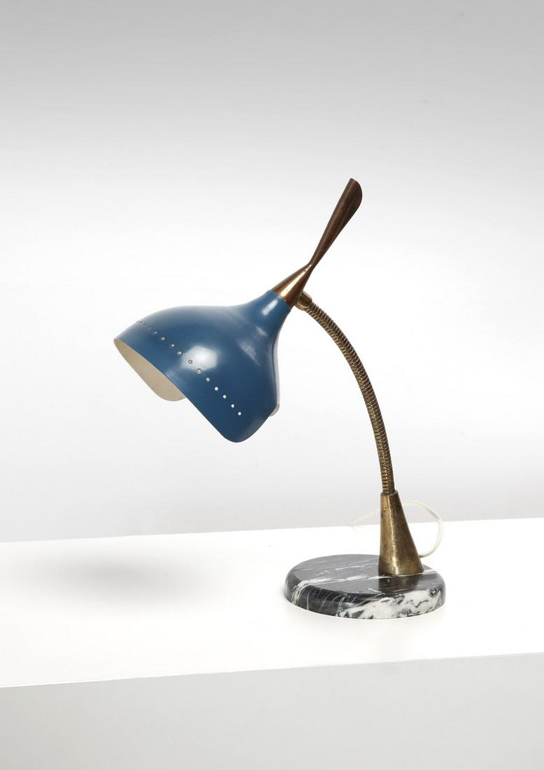 OSCAR TORLASCO attributed. 1950s table lamp, Lumen (1 of 1)