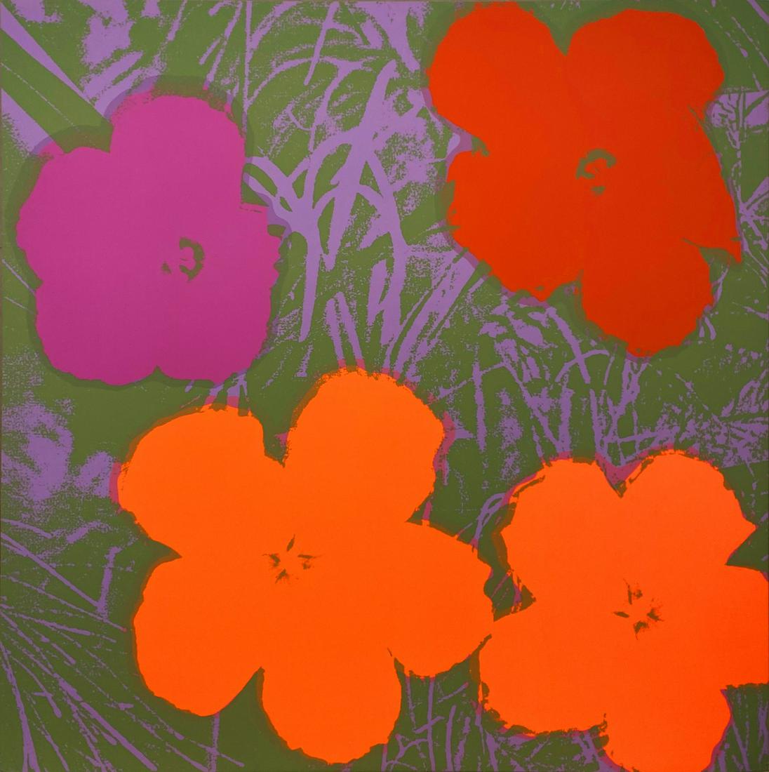 ANDY WARHOL Flowers. (1 of 4)