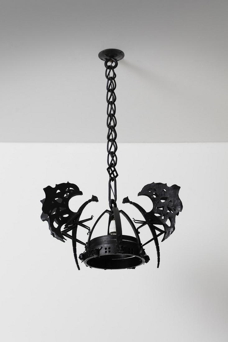 ALESSANDRO MAZZUCOTELLI in the style of. Ceiling light. (1 of 2)