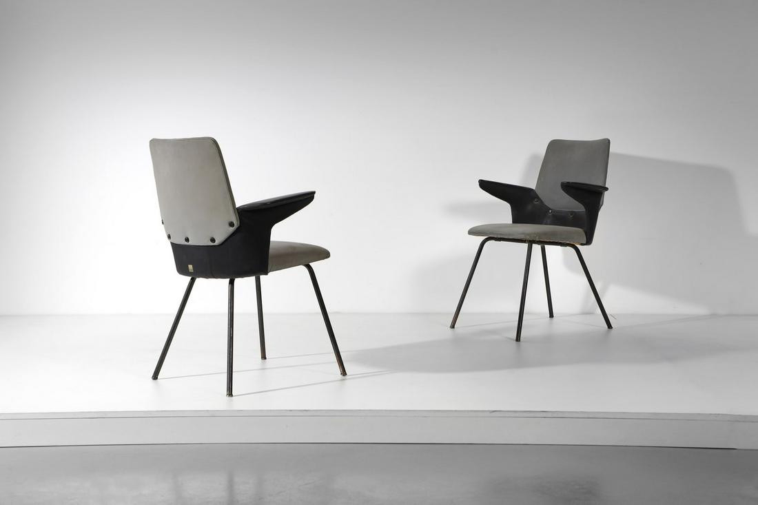 GASTONE RINALDI Coppia di poltroncine Du20  produzione (1 of 4)