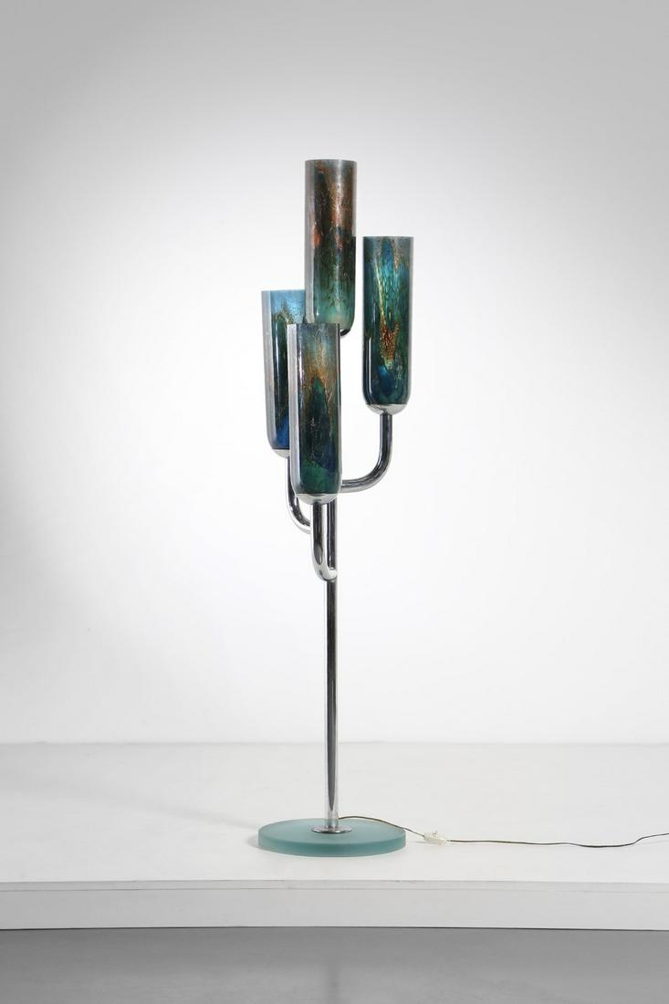 FRITZ AUGUST BREUHAUS DE GROOT Lampada da terra Kaktus (1 of 3)