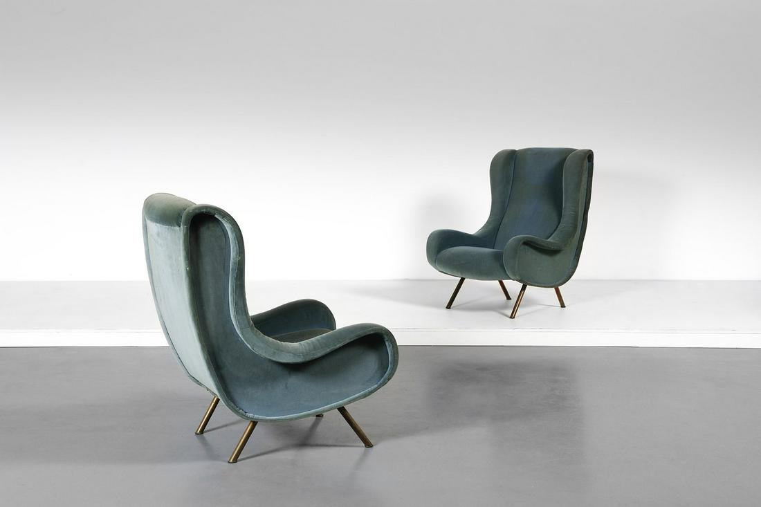 MARCO ZANUSO Coppia di poltrone Senior produzione (1 of 4)