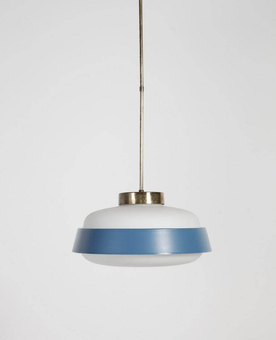 GINO SARFATTI in the style of. Ceiling light. (1 of 2)