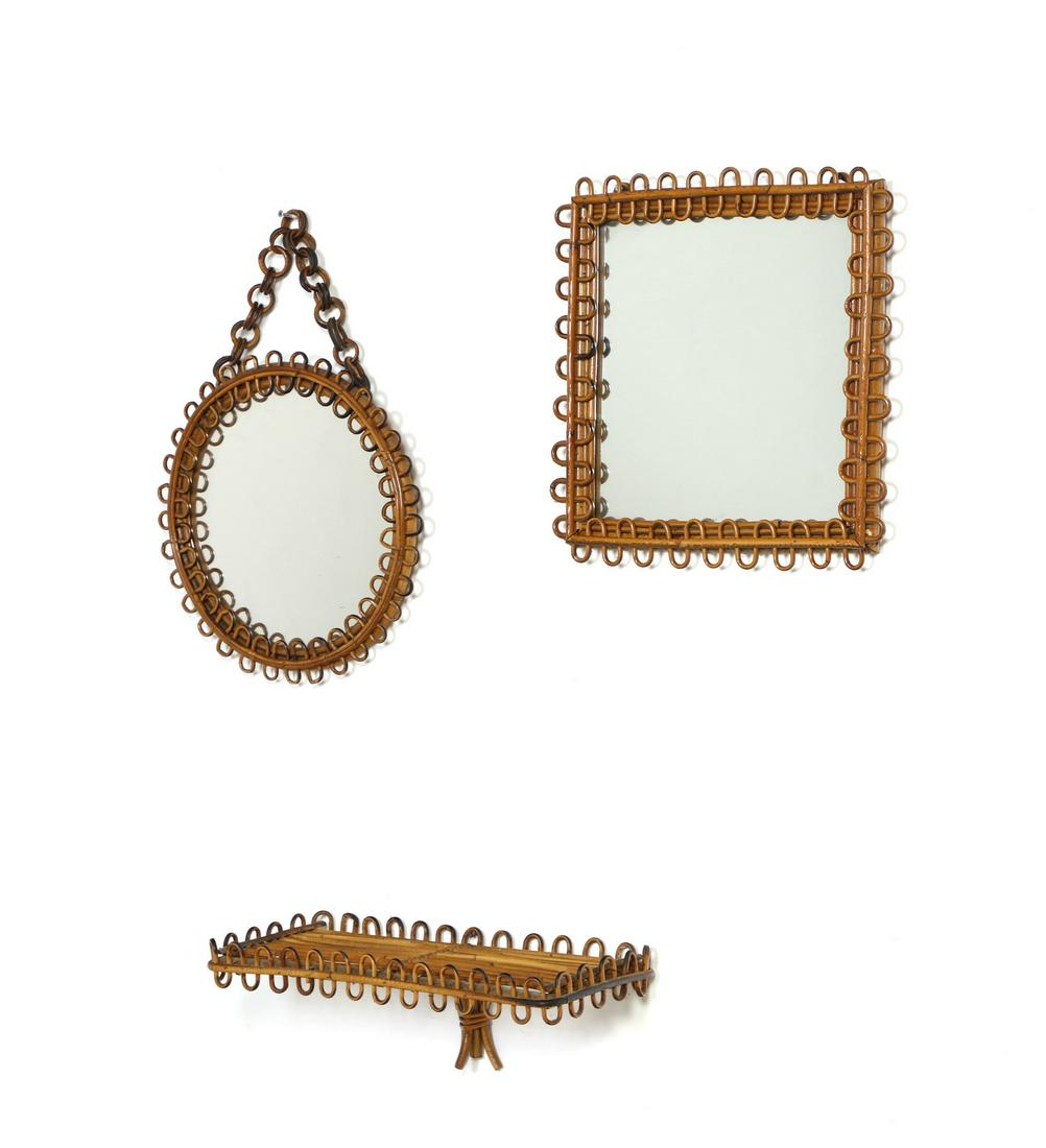MANIFATTURA ITALIANA   Pair of wall mirrors and (1 of 5)