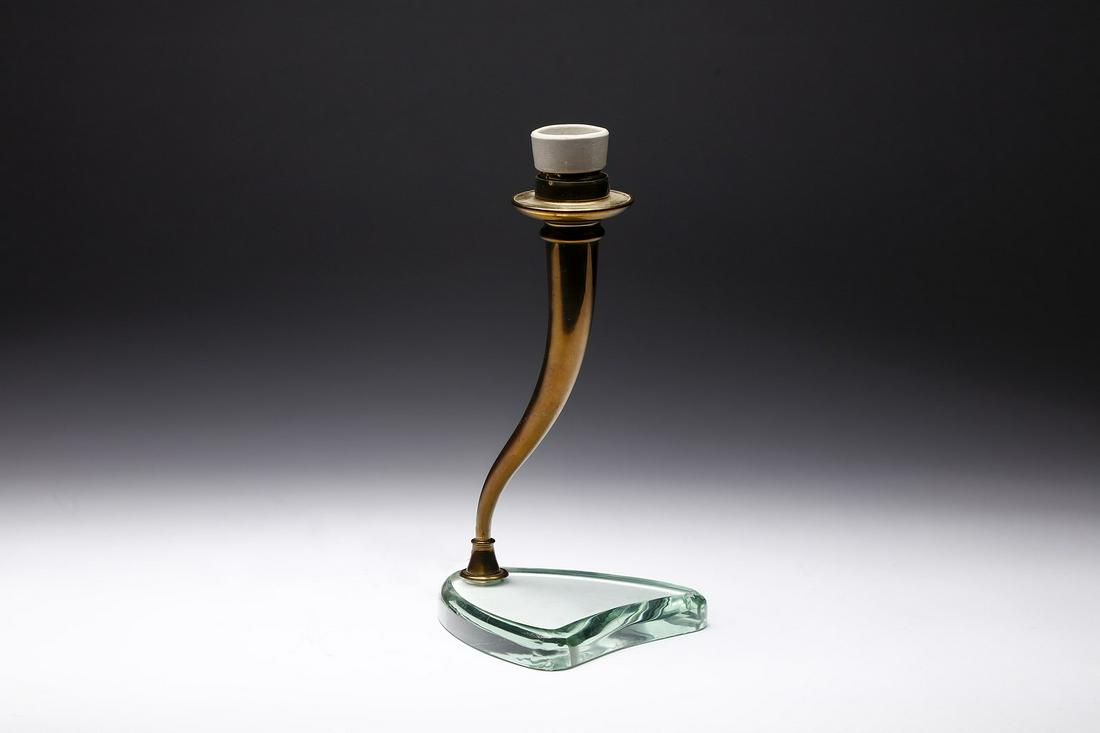GIO PONTI attributed. Table lamp for Luigi Fontana, (1 of 2)