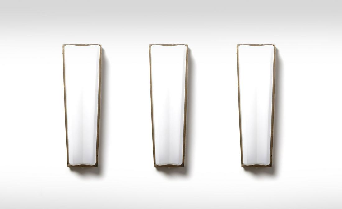 MANIFATTURA ITALIANA   Three wall lamps. (1 of 1)