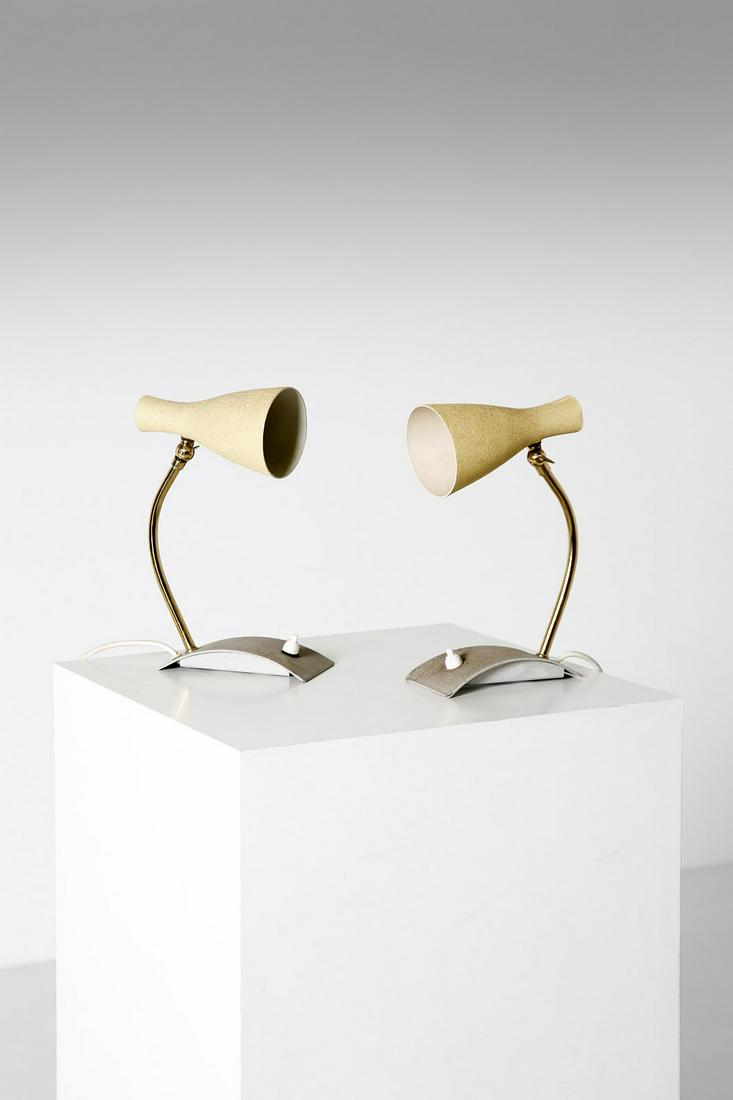 MANIFATTURA ITALIANA   Pair of bedside lamps. (1 of 1)