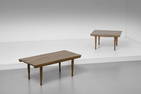 MANIFATTURA ITALIANA Pair of little benches.