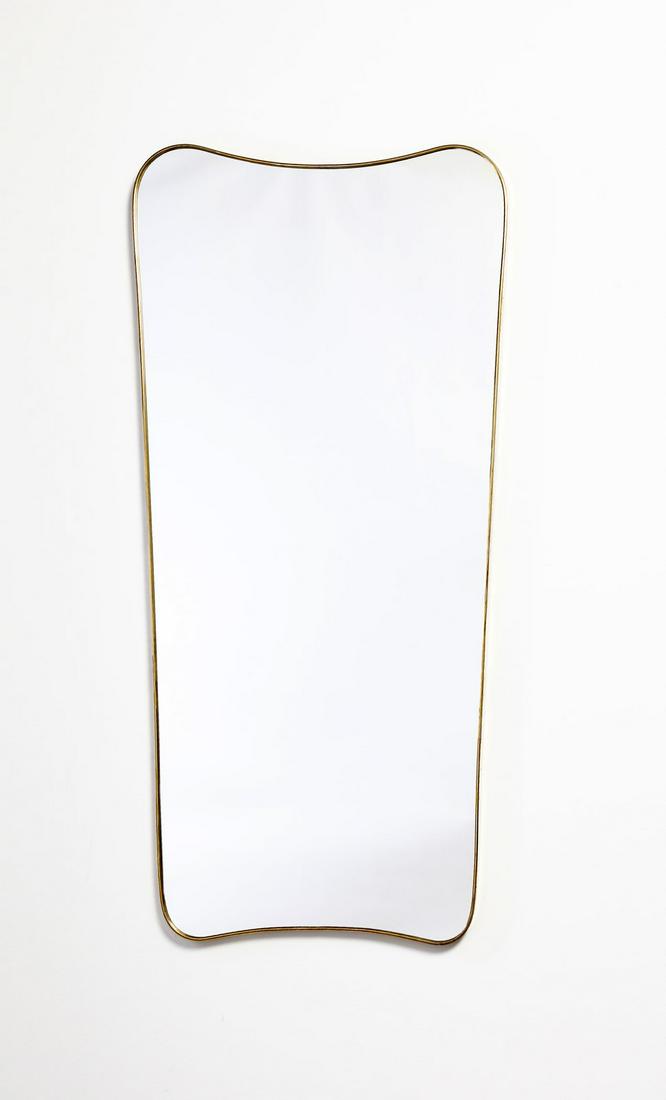 GIO PONTI attributed. Wall mirror. (1 of 2)