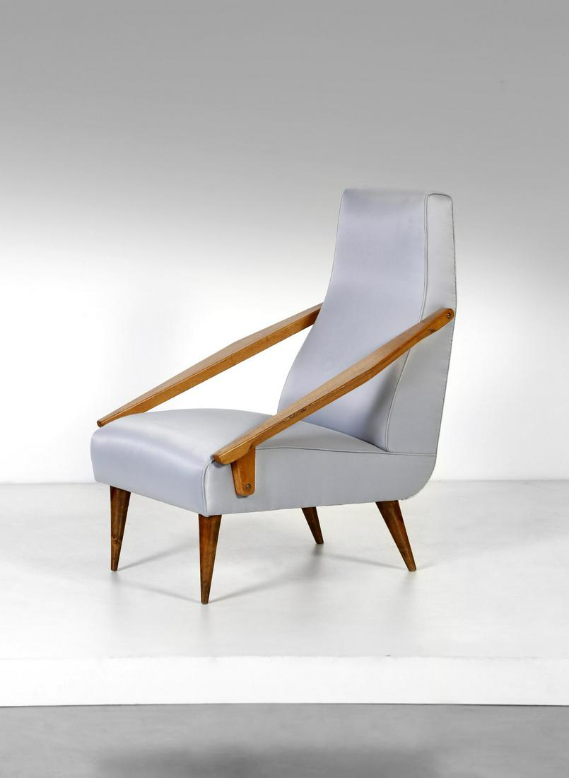 GIO PONTI Armchair for Boucher and Fils Edition. (1 of 4)