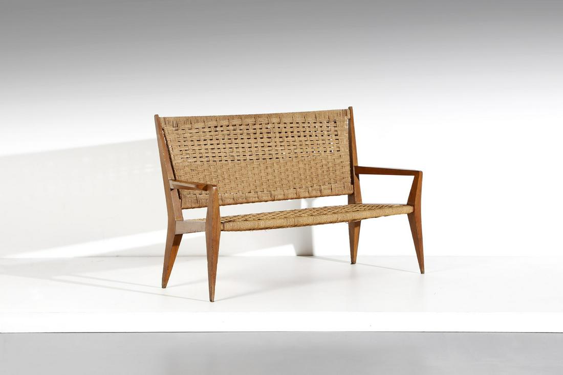 GIO PONTI attributed. Sofa. (1 of 6)