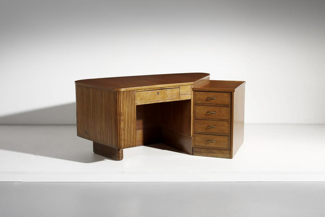 MELCHIORRE BEGA in the style of. Writing desk. (1 of 2)