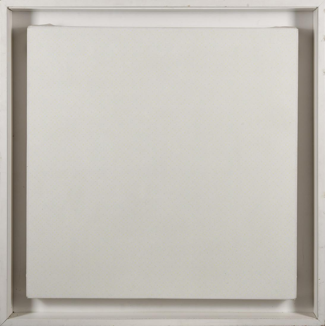 KUNO GONSCHIOR Untitled.: Untitled. Mixed media on canvas. Cm 81,00 x 81,00. Small defects. Frame present