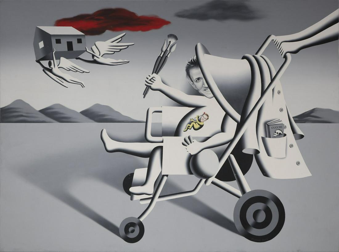 ENZO CUCCHI (1949) - MARK KOSTABI (1960) Chi Ã¨ tuo (1 of 2)