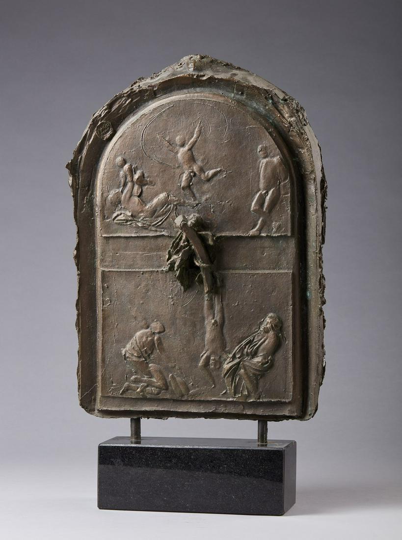 GIACOMO MANZU' Studio per la porta della pace e della Guerra. (1 of 3)