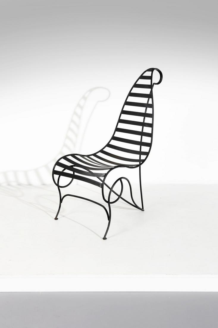 ANDRE' DUBREUIL Spine chair. (1 of 4)