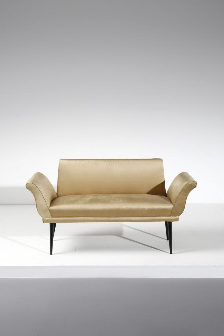 Andrea Busiri Vici Attributed. Small Bench.